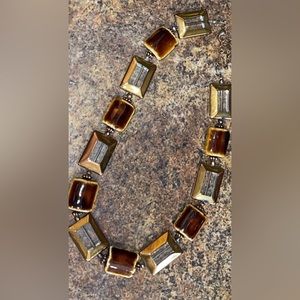 Chuncky Vintage Glass & Ceramic Beaded Necklace